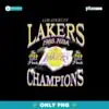 Los Angeles Lakers 2025 NBA Playoffs Basketball PNG