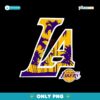 Los Angeles Lakers Iconic Hometown Graphic Png