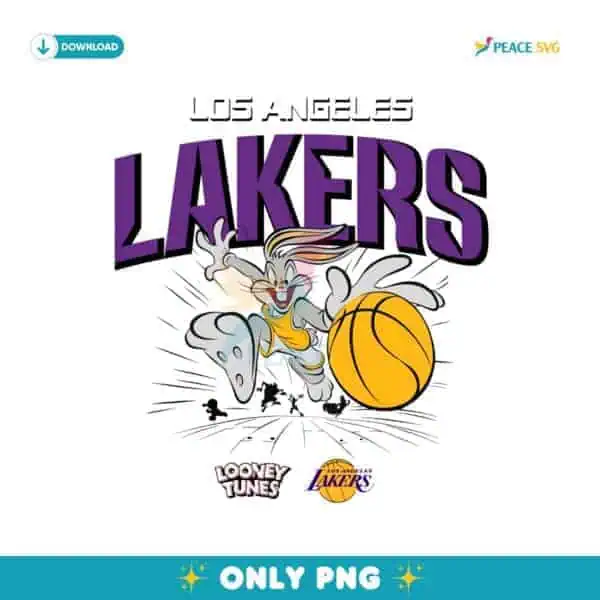 Los Angeles Lakers Looney Tunes Bugs Bunny Graphic Png