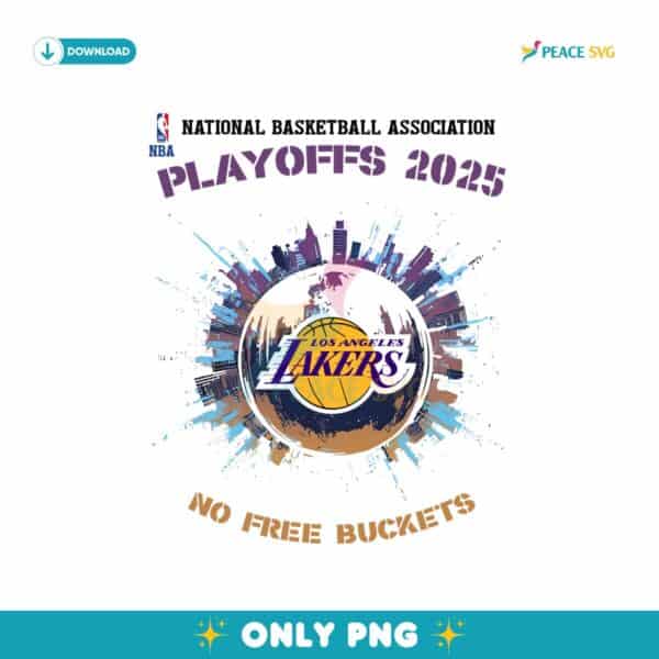Los Angeles Lakers No free Buckets Playoffs 2025 Png