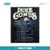 Luke Combs Live In 2025 Tour Dates Png