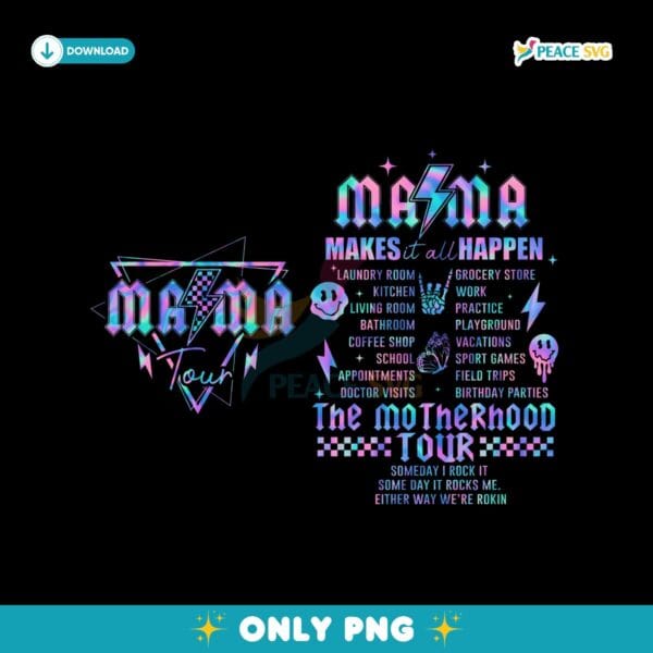 Mama Makes It All Happen Motherhood Lighting Png