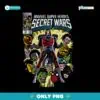 Marvel Comic Super Heroes Secret Wars PNG