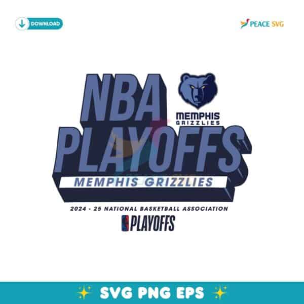 Memphis Grizzlies 2025 NBA Playoffs Participant Master Svg