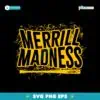Merrill Madness Bat Text Jackson Merrill San Diego Padres SVG