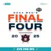 NCAA Men's Final Four Basketball Auburn Tigers 2025 SVG Instant Download