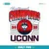 National Champions 2025 Uconn Basketball Grid PNG
