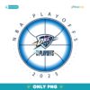 Nba Playoffs 2025 Okc Thunder Basketball SVG