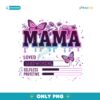 Neon Drip Mama Butterfly Mother Inspirational  PNG