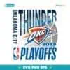 Oklahoma City Thunder Nba 2025 Playoffs SVG
