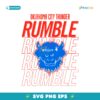 Oklahoma City Thunder Rumble Mascot SVG