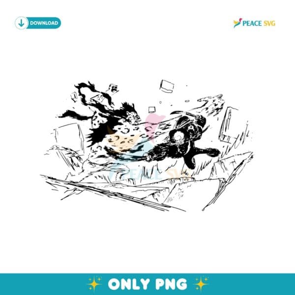 One Piece Chapter 1111 Roronoa Zoro Vs Rob Lucci PNG