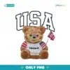 Patriotic USA Bear Trump 45 47 President PNG