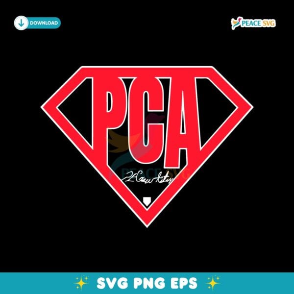 Pete Crow Armstrong Super Pca Chicago Cubs SVG