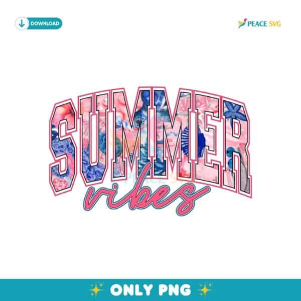 Preppy Retro Summer Vibes Floral Coquette PNG