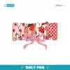 Preppy Strawberry Floral Checkered Mama PNG