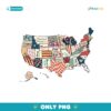 Retro America Usa Map God Say You Are Png