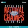 Retro Gator Boys National Champions Still Hot SVG Cutting Files