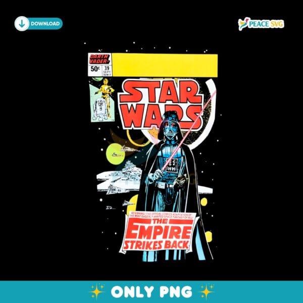 Retro Star Wars The Empire Strikes Back Comic PNG