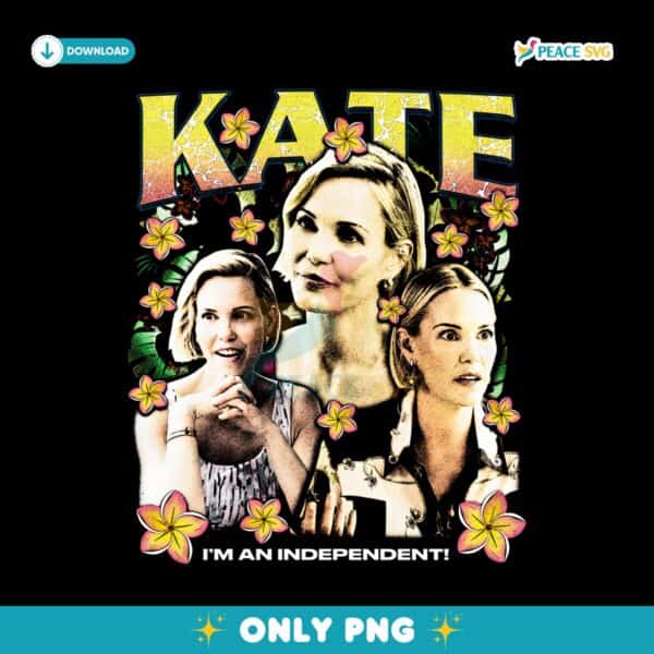 Retro The White Lotus Kate Im An Independent PNG