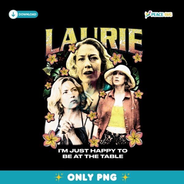 Retro The White Lotus Laurie PNG