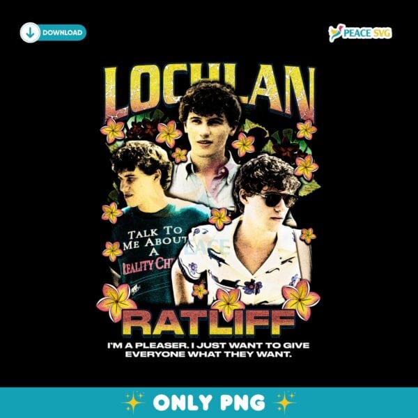 Retro The White Lotus Lochlan Ratliff PNG