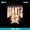 San Francisco Baseball Giants 1958 Vintage Png