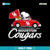 Snoopy And Woodstock Driving Car Houston Cougars Png