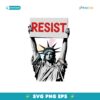 Statue Of Liberty Holding Resist Svg