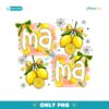Summer Lemon Mama Coquette PNG