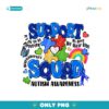 Support Squad Autism Awareness Rainbow Ribbon Png