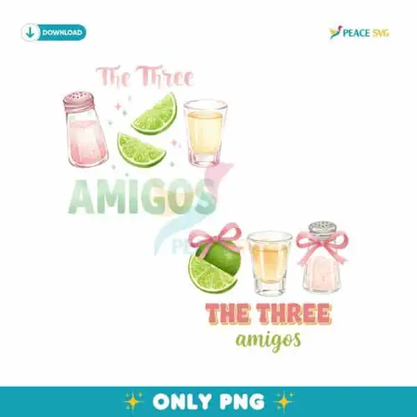 The Three Amigos PNG Bundle