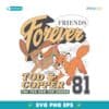 Tod And Copper Friends Forever Disney The Fox And The Hound SVG