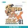 Tod And Copper Friends Forever Disney The Fox And The Hound SVG