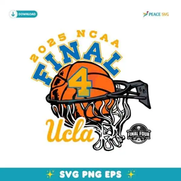 Ucla Bruins 2025 NCAA Women's Basketball Final Four SVG
