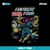 Vintage Fantastic Four Marvel Comic PNG