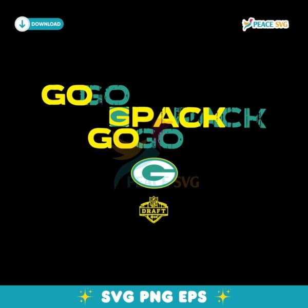 Vintage Go Pack Go 2025 NFL Draft New Era SVG