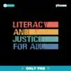 Vintage Literacy And Justice For All Book Club Svg