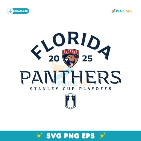 2025 Stanley Cup Playoffs Florida Panthers SVG