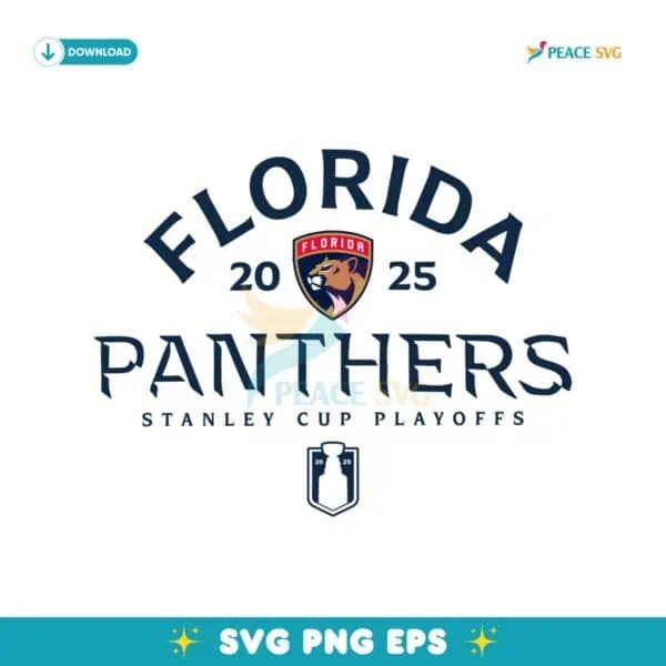 2025 Stanley Cup Playoffs Florida Panthers SVG