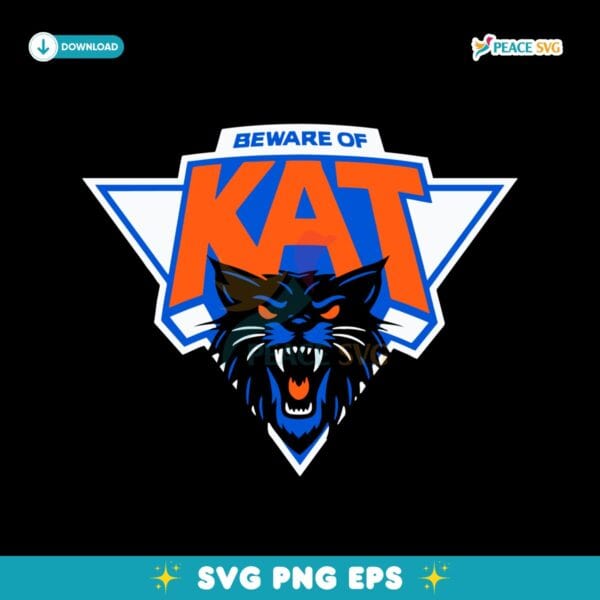 Beware Of Kat New York Knicks Nba Playoffs 2025 SVG