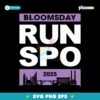 Bloomsday Gear Run Spo 2025 SVG