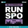 Bloomsday Gear Run Spo 2025 SVG
