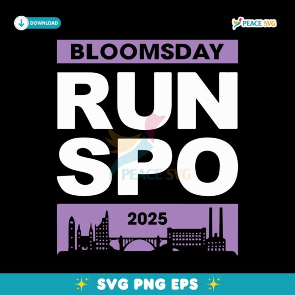 Bloomsday Gear Run Spo 2025 SVG