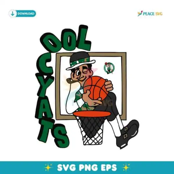 Boston Celtics Nba X Staycool Mascot SVG