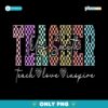 Checkered Teacher Name Teach Love PNG Inspire Digital Download
