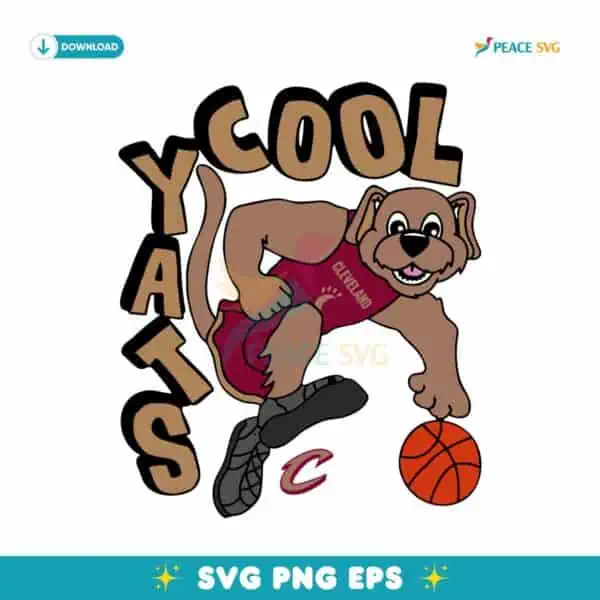 Cleveland Cavaliers Nba X Staycool Mascot SVG