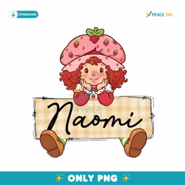 Custom Name Berry Sweet Coquette Girl PNG