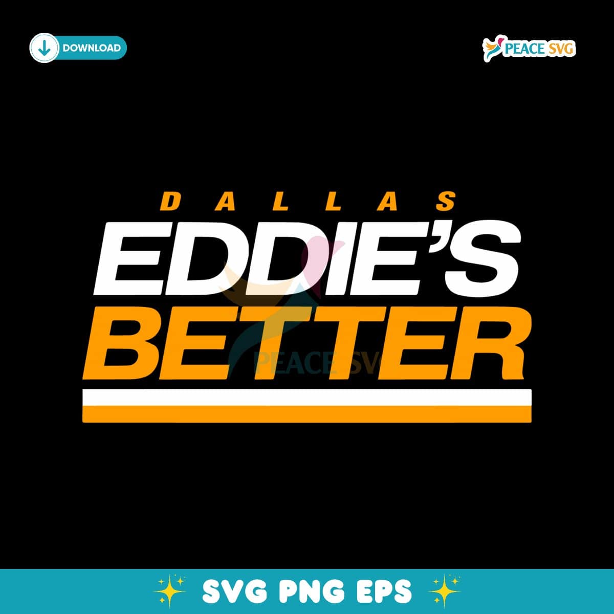 Dallas Hockey Eddie Belfour Eddies Better SVG