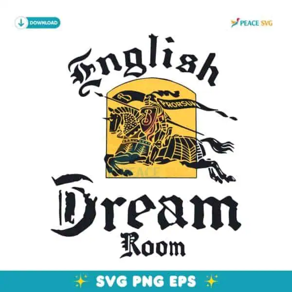 English Dream Room Burberry Slogan Chris Brown SVG